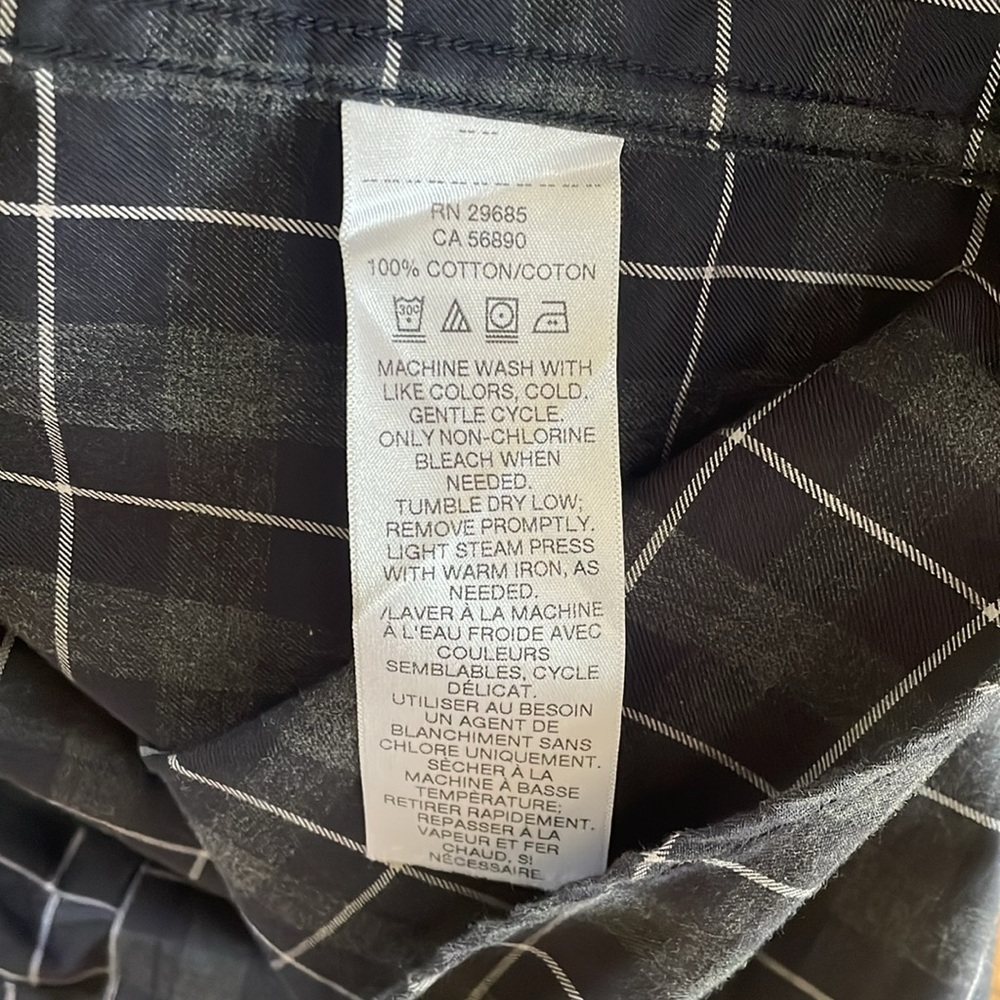 Pendleton Black and gray Casual Button Down Shirt size large - Picture 3 of 3